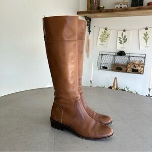 Corso Como Leather Samuel Tall Riding Boots Brown Bohemian Equestrian Winter 5